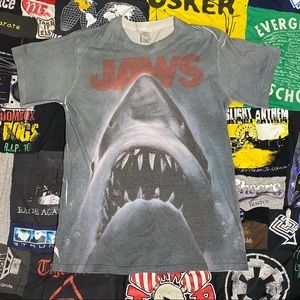Jaws All Over Print Front And Back Size Large.